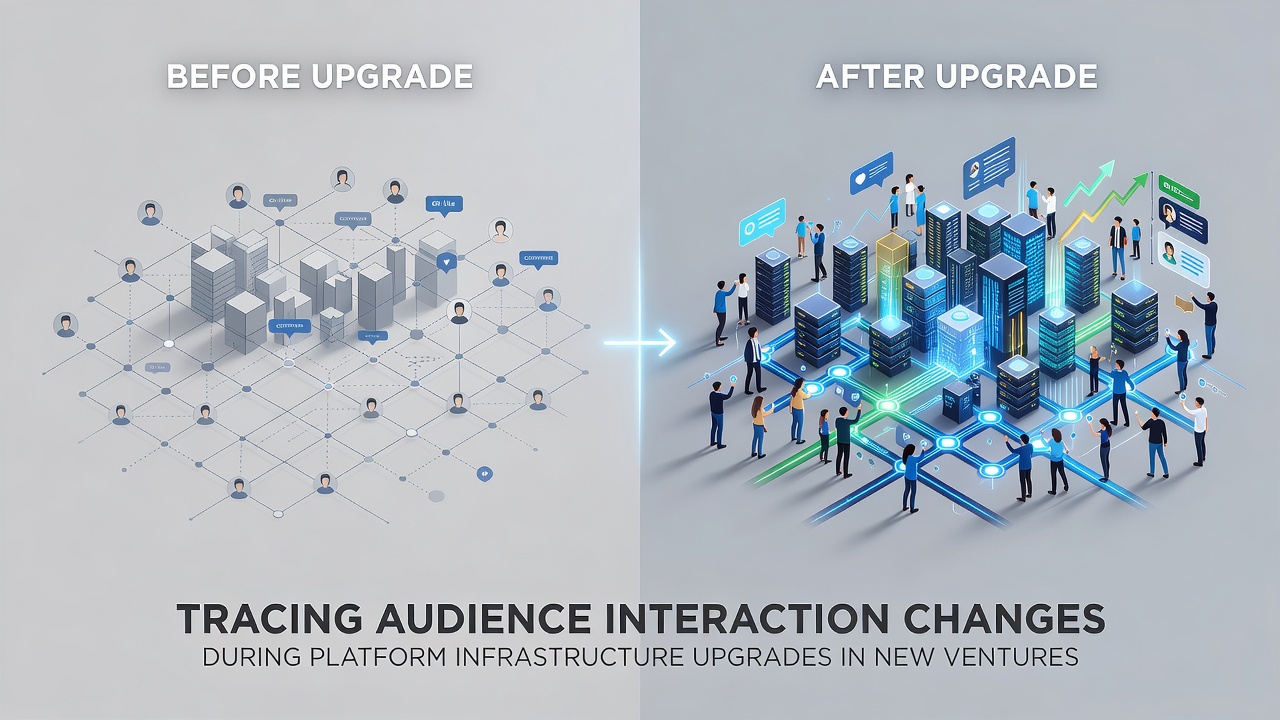 Tracing Audience Interaction Changes During Platform Infrastructure Upgrades in New Ventures